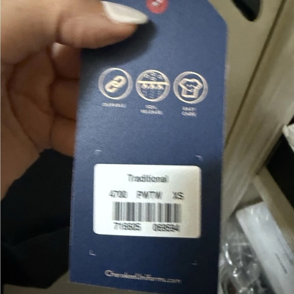 Cherokee Authentic Scrubs in Dark Gray - Picture 3 of 4